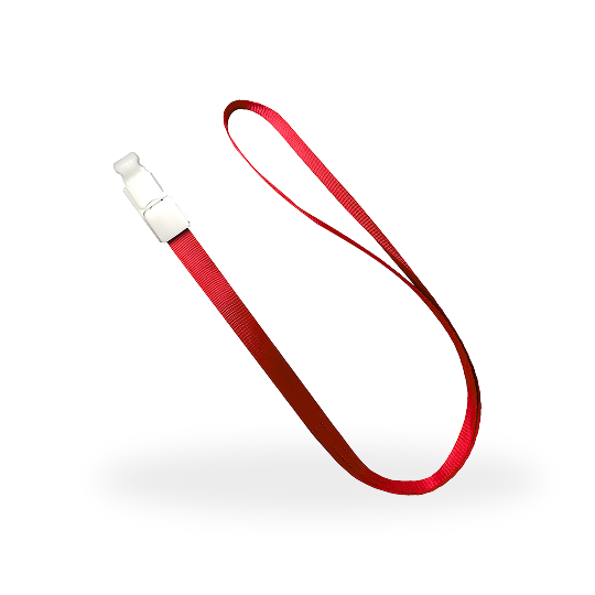 Topla Tali Klip Segi - 1 cm - Merah