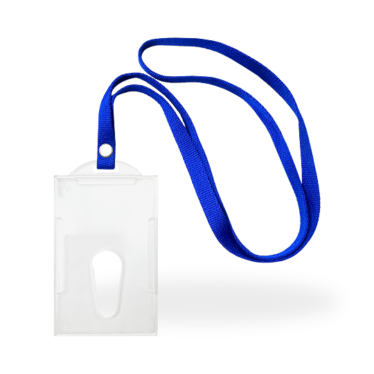 Topla ID Card Tali Webbing - Biru