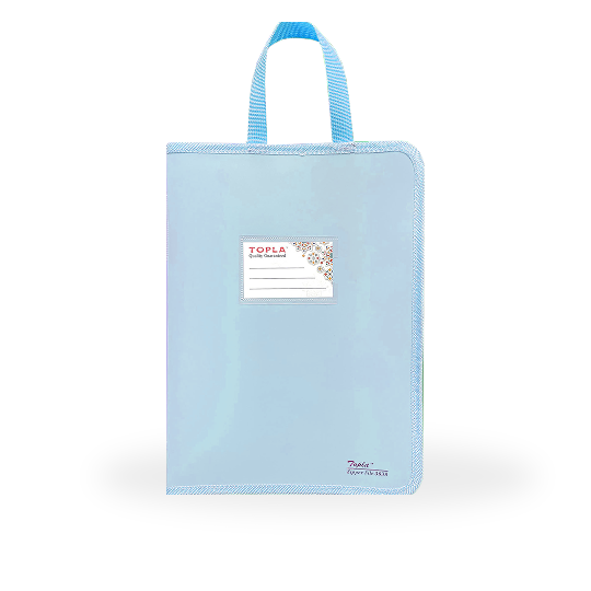 Topla Zipper File 3838 Pastel - Pastel Biru
