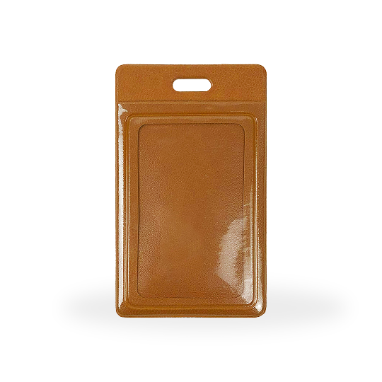 Topla ID Card Kulit - Cokelat