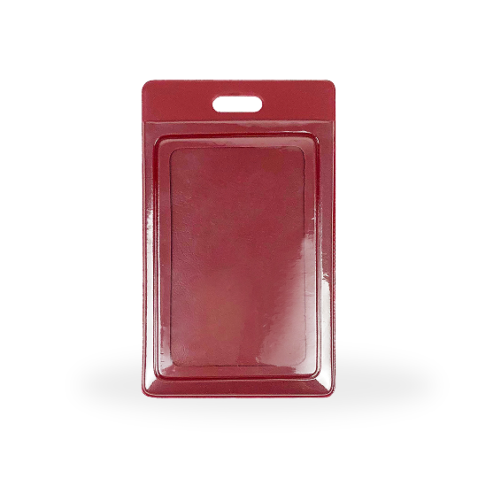 Topla ID Card Kulit - Merah