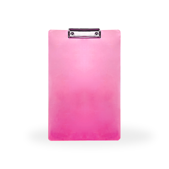 Topla Clipboard 708 Transparan - Pink
