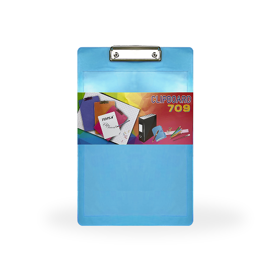 Topla Clipboard 709 Transparan - Biru