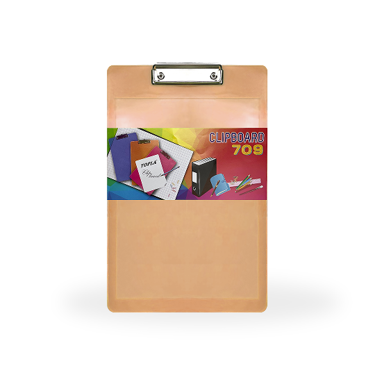 Topla Clipboard 709 Transparan - Oranye