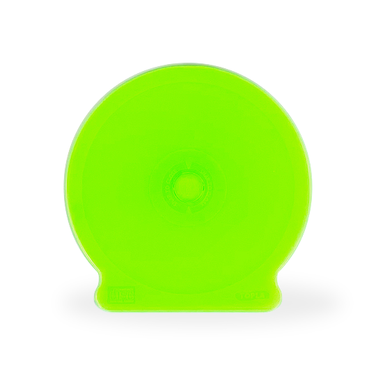 Topla CD Case Bulat/Kerang - Hijau