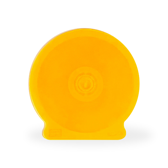 Topla CD Case Bulat/Kerang - Oranye