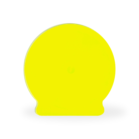 Topla CD Case Bulat/Kerang - Kuning