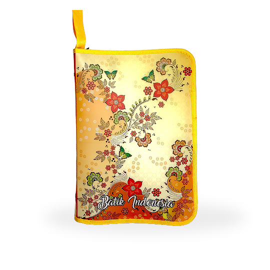 Topla Zipper File 1828 F - Batik Bunga - Kuning