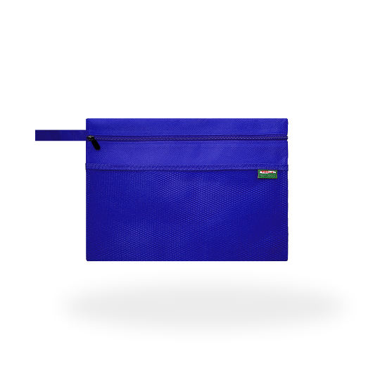 Topla Zipper Pocket Kain - Biru