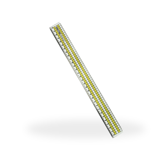 Topla Garisan Motif Kotak - Kuning