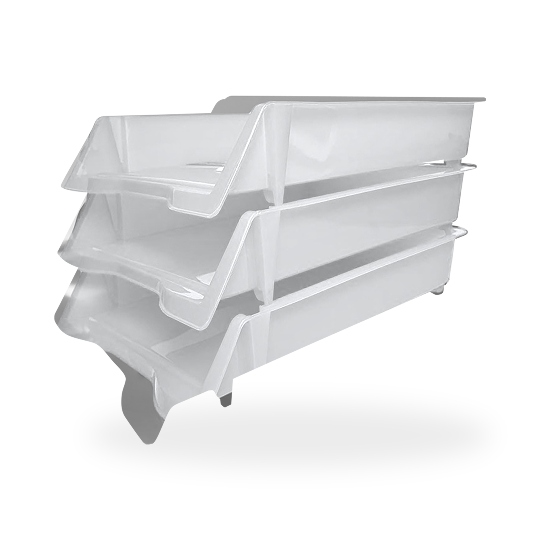 Topla Elevated Tray - Transparan