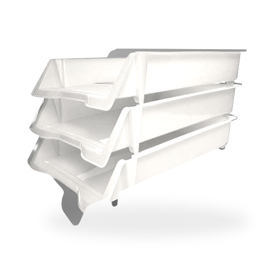 Topla Elevated Tray - Putih