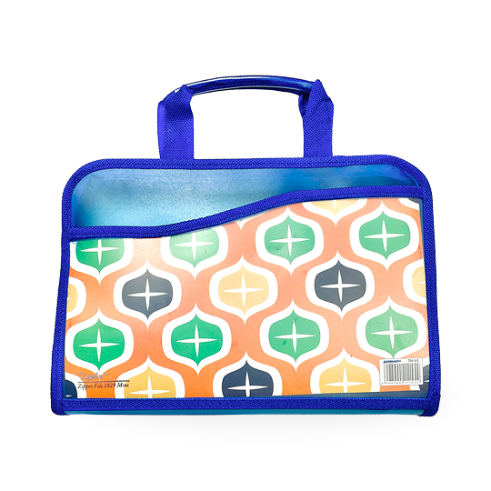 Topla Zipper File 1929 Mini - Biru