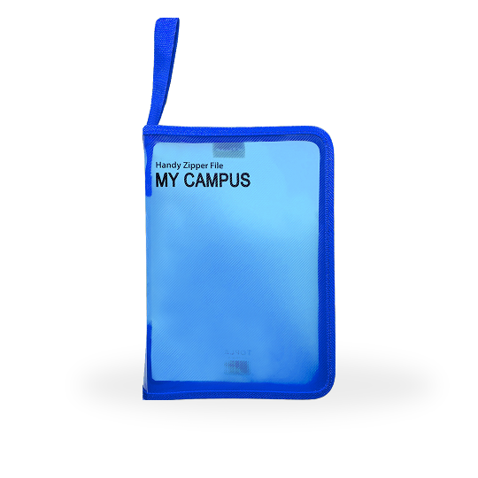 Topla Handy Zipper File 999 - Biru