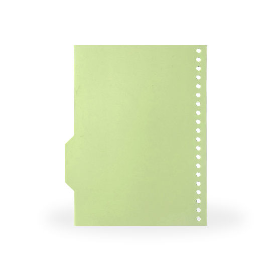 Topla Divider 101 Sisipan (A5) - Pastel Hijau
