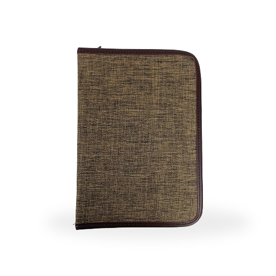 Topla Binder Note Kain - Cokelat
