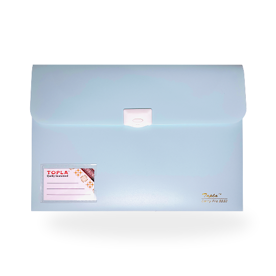 Topla Carry File 8850 Pastel - Pastel Biru