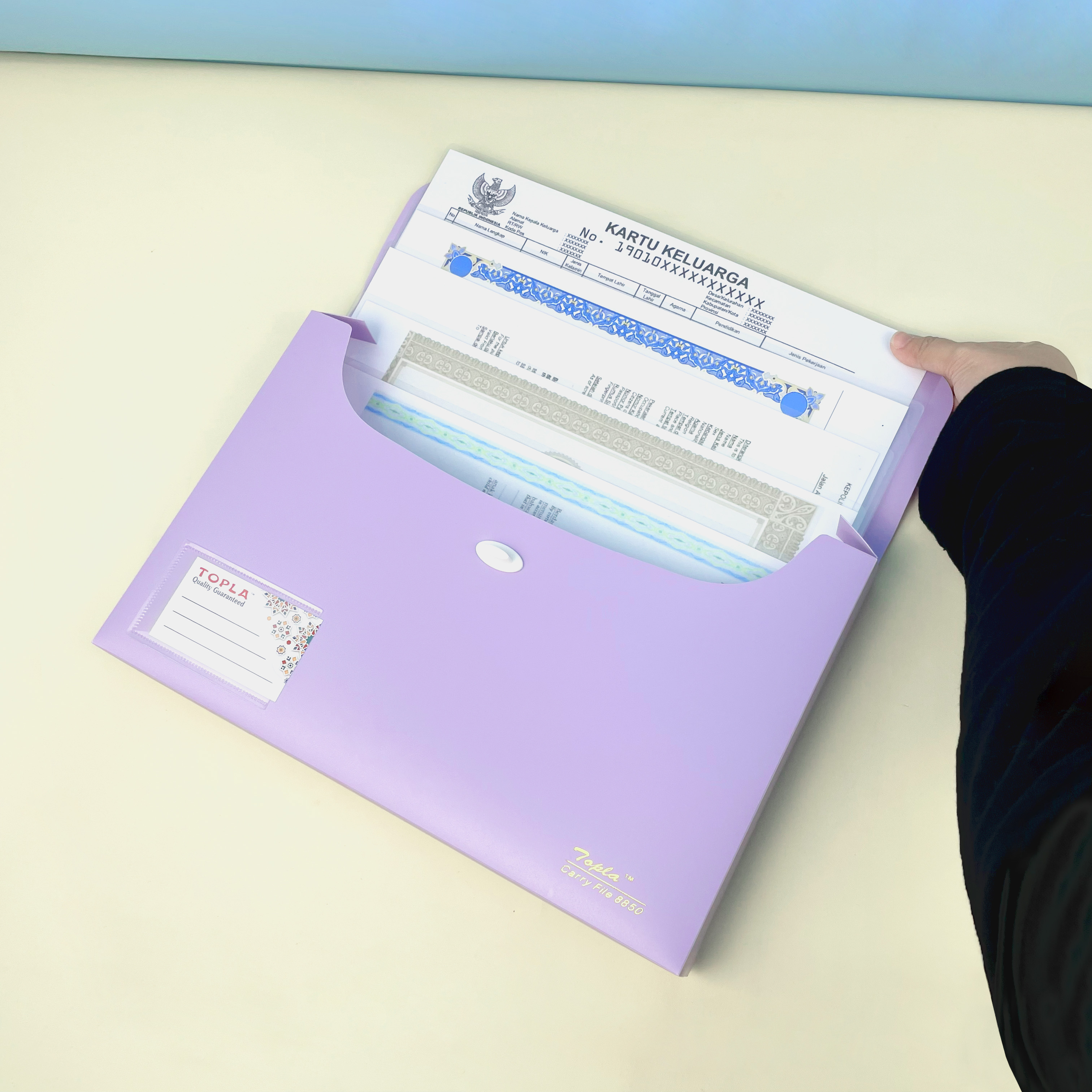 Carry File 8850 Pastel