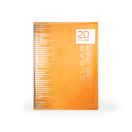 Topla Clear Holder 777 - 20 File - Oranye