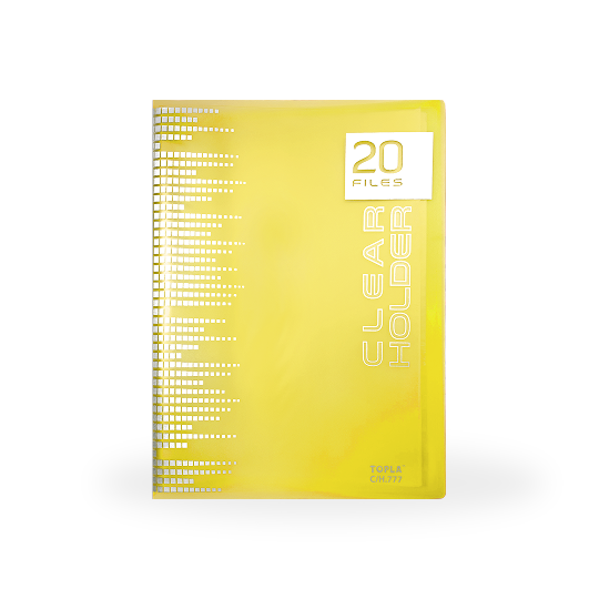 Topla Clear Holder 777 - 20 File - Kuning