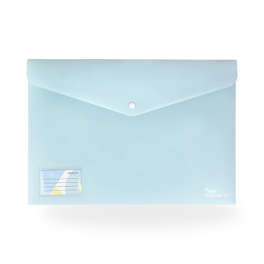 Topla File Bag 1090 Pastel - Pastel Biru