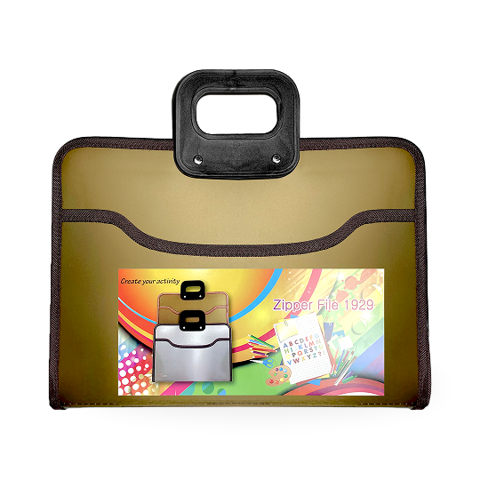 Topla Zipper File 1929 - Gold