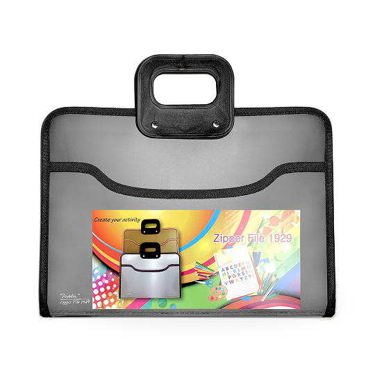 Topla Zipper File 1929 - Silver