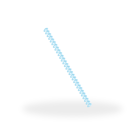 Topla Ring Binder Elastis (30 lb - A4) - Pastel Biru