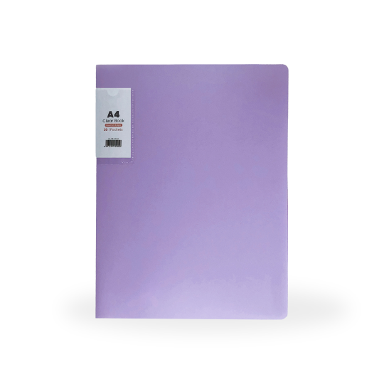 Topla Clear Holder 222 Pastel - 20 File - Ungu