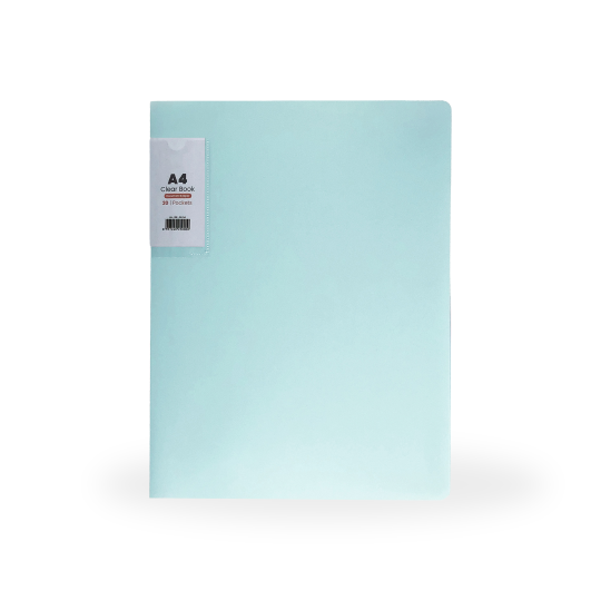 Topla Clear Holder 222 Pastel - 20 File - Pastel Biru