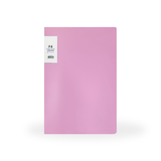 Topla Clear Holder 212 Pastel - 20 File - Pink