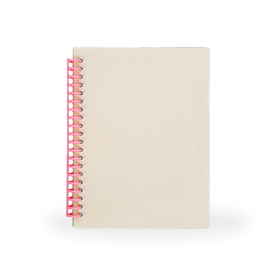 Topla Ring Cover Index Note 103 A5 - Krem