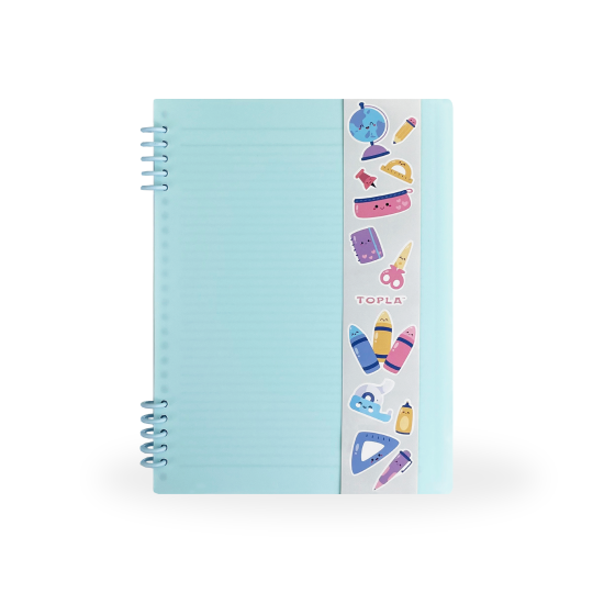 Topla Ring notebook 205 B5 - Pastel Biru